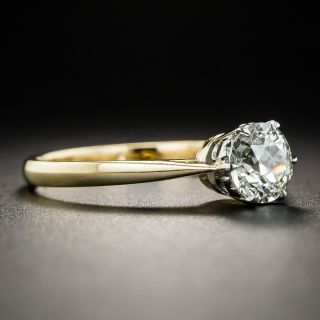 Vintage .95 Carat Diamond Solitaire Engagement Ring - GIA K VS1