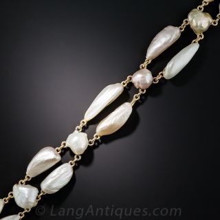 Vintage American Freshwater Pearl Bracelet - 1