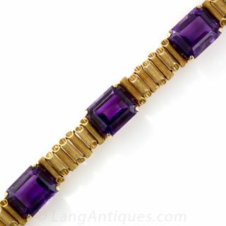 Vintage Amethyst Bracelet
