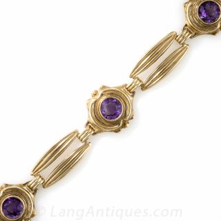 Vintage Amethyst Bracelet