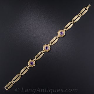 Vintage Amethyst Bracelet