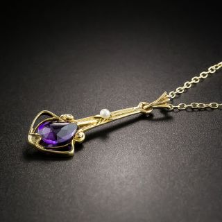 Vintage Amethyst Pendant