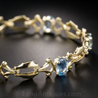 Vintage Aquamarine Bracelet