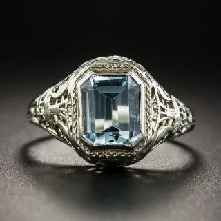 Vintage Aquamarine Ring - 1