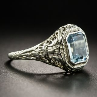 Vintage Aquamarine Ring
