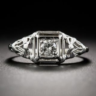 Vintage Art Deco Diamond Engagement Ring