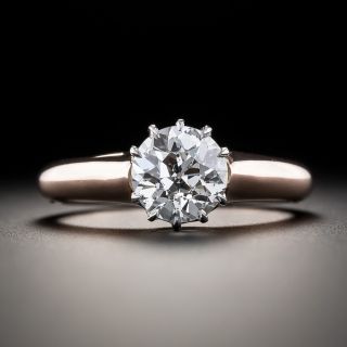 Vintage Austro-Hungarian 1.33 Carat Diamond Solitaire - GIA I SI2 - 2