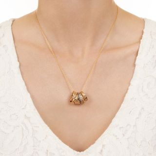 Vintage Baby Rings Necklace