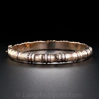 Vintage Bamboo Bangle Bracelet