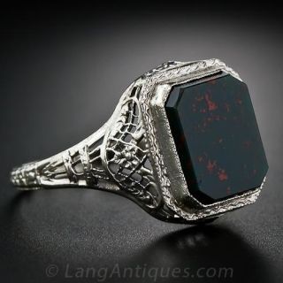 Vintage Bloodstone Ring