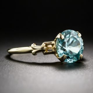 Vintage Blue Zircon Ring 