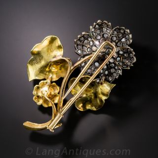 Vintage Buccellati Flower Brooch, Circa 1950's