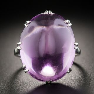 Vintage Cabochon Amethyst Ring