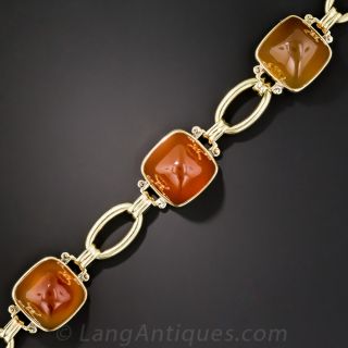 Vintage Carnelian Bracelet