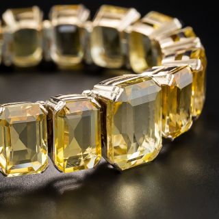 Vintage Citrine Bracelet  
