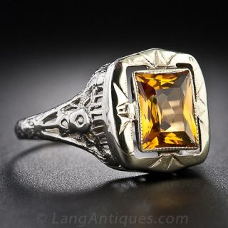 Vintage Citrine Ring
