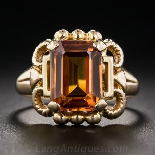 Vintage Citrine Ring