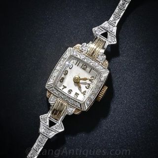 Vintage Croton Diamond  Wrist Watch