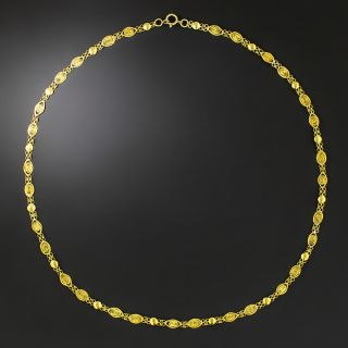 Vintage Dainty Gold Link Chain - 2