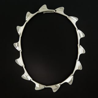 Vintage Danish Sterling Silver Necklace by Bent Knudsen - 2