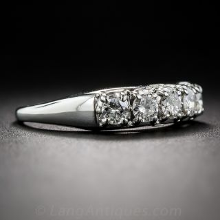 Vintage Diamond 1950's Wedding Band