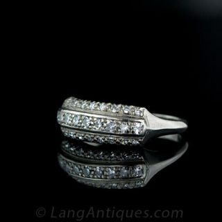Vintage Diamond Band, Circa 1940's