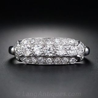 Vintage Diamond Band Ring - 1