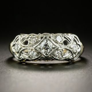 Vintage Diamond Band Ring, Circa 1940 - 2