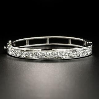 Vintage Diamond Bangle Bracelet - 2