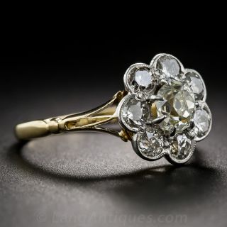 Vintage Diamond Cluster Ring