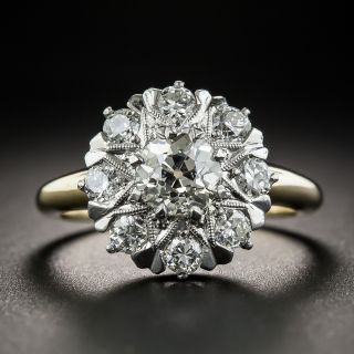 Vintage Diamond Cluster Ring