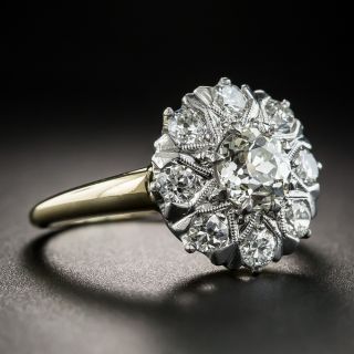 Vintage Diamond Cluster Ring