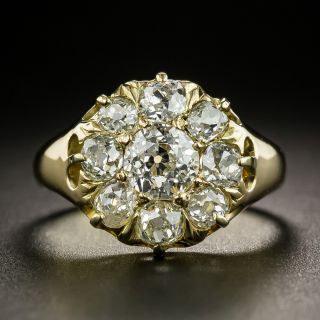 Vintage Diamond Cluster Ring - 2