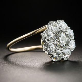 Vintage Diamond Cluster Ring - GIA H VS1