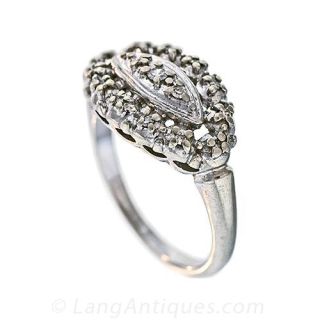 Vintage Diamond Cluster Ring