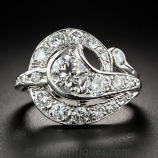 Vintage Diamond Cocktail Ring - 2