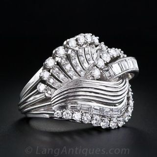 Vintage Diamond Cocktail Ring