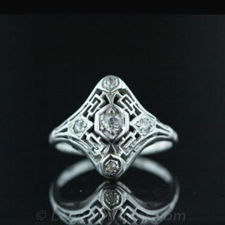 Vintage-Diamond-Dome-Dinner-Ring-Main-View