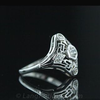 Vintage Diamond Dome Dinner Ring