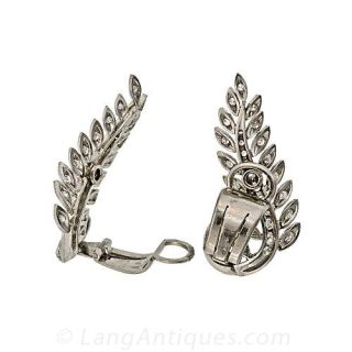 Vintage Diamond Earrings