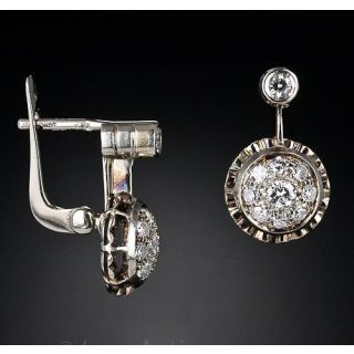 Vintage Diamond Earrings