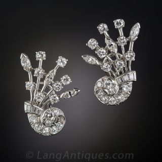 Vintage Diamond Earrings - 2