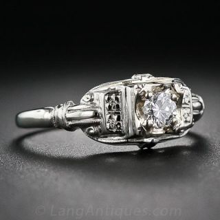 Vintage Diamond Engagement Ring