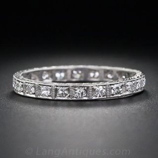 Vintage Diamond Eternity Band