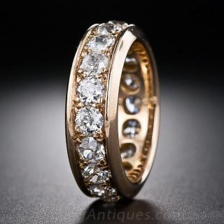 Vintage Diamond Eternity Wedding Band