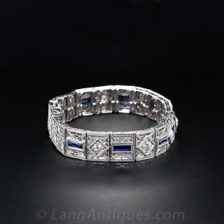 Vintage Diamond Filigree Bracelet