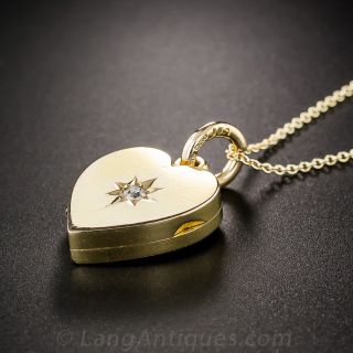 Vintage Diamond Heart Locket