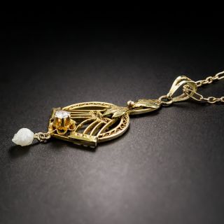 Vintage Diamond Lavaliere