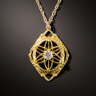 Vintage Diamond Pendant  - 2