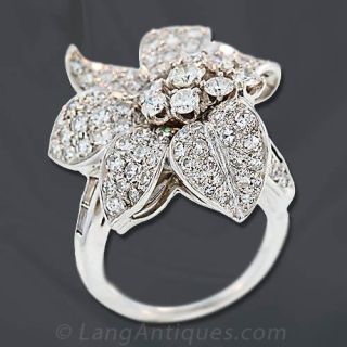 Vintage Diamond Ring circa 1950s